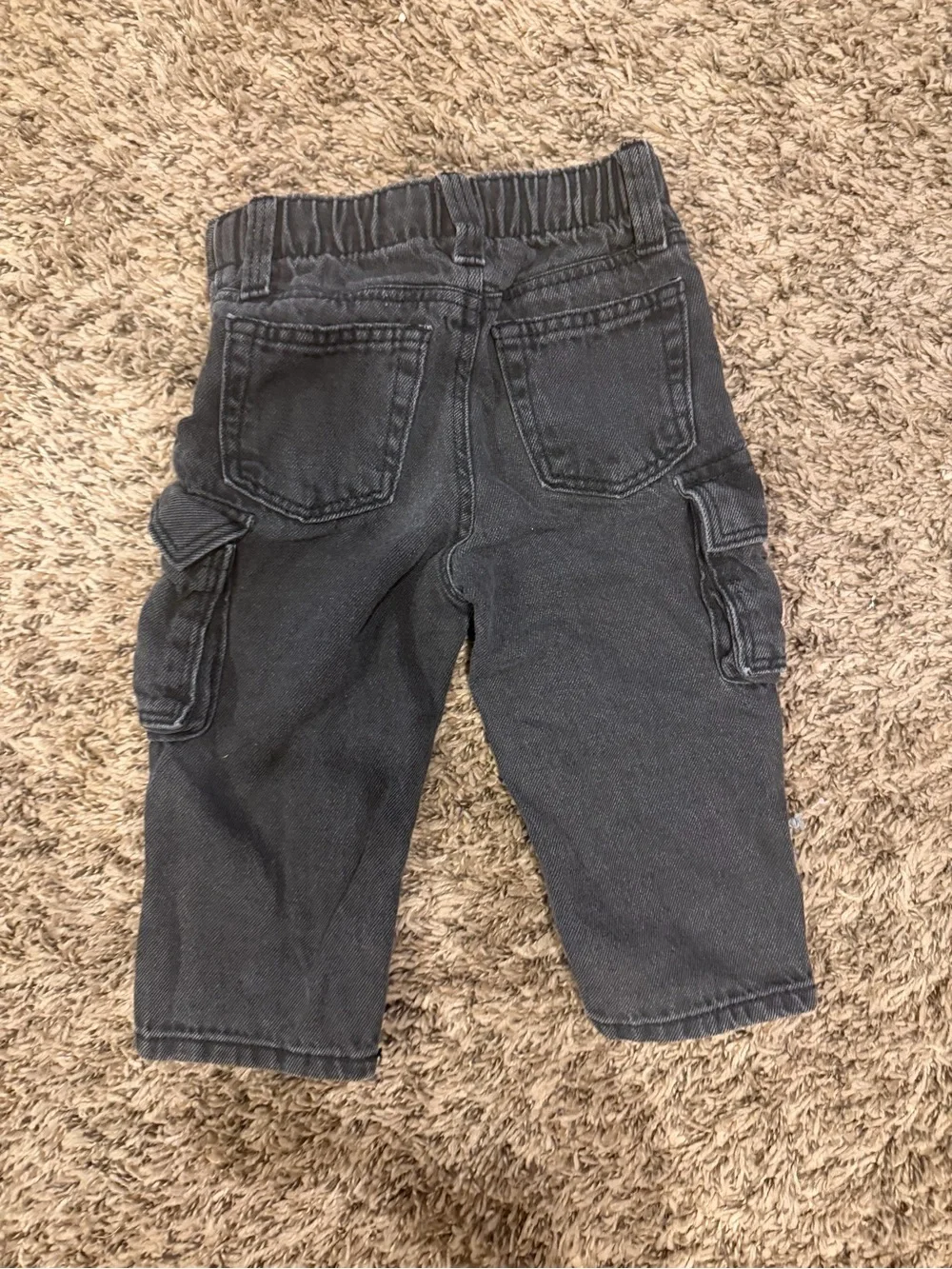 Old Navy 18-24 month Charcoal Cargo Jeans